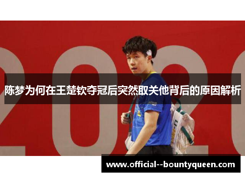 陈梦为何在王楚钦夺冠后突然取关他背后的原因解析